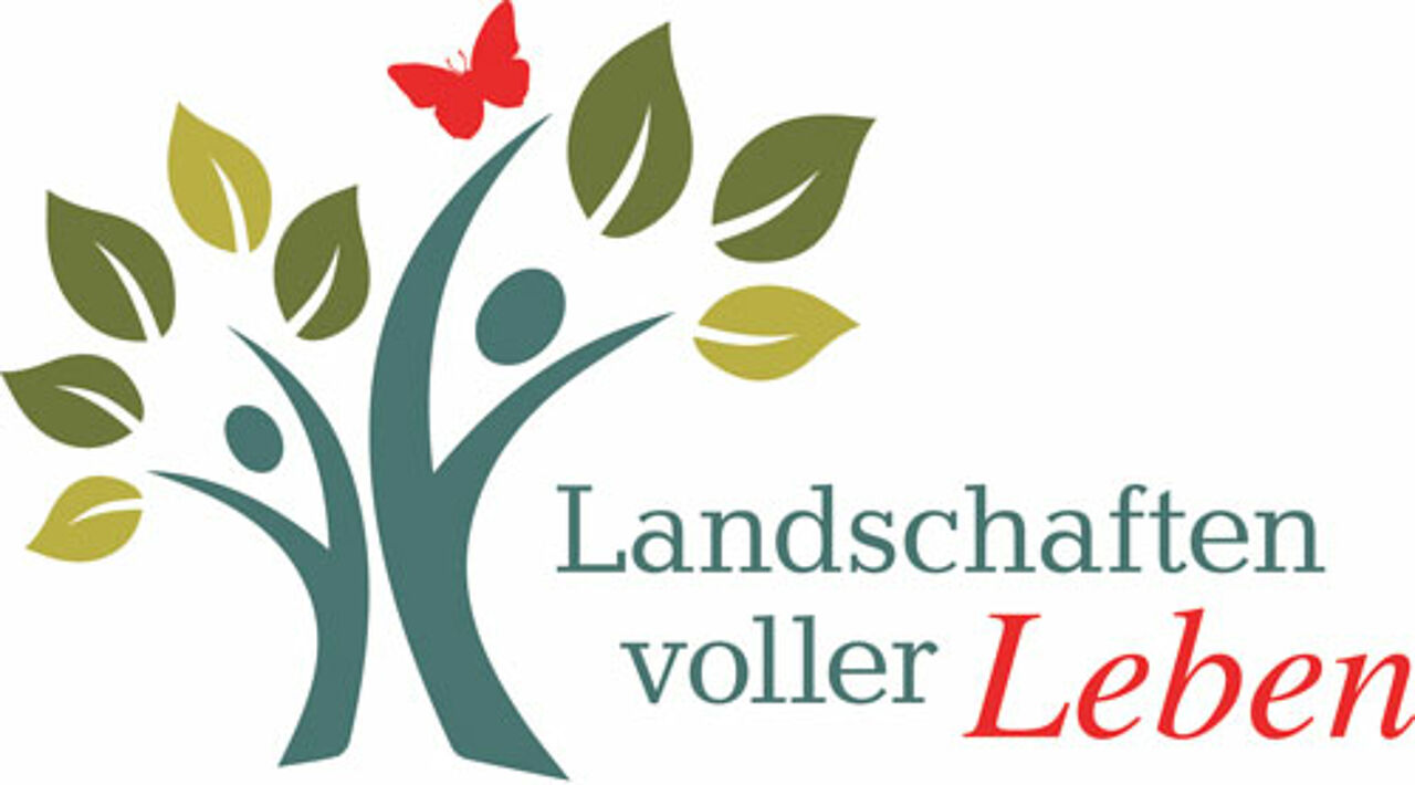 Logo Biodiversität Landschaften voller Leben