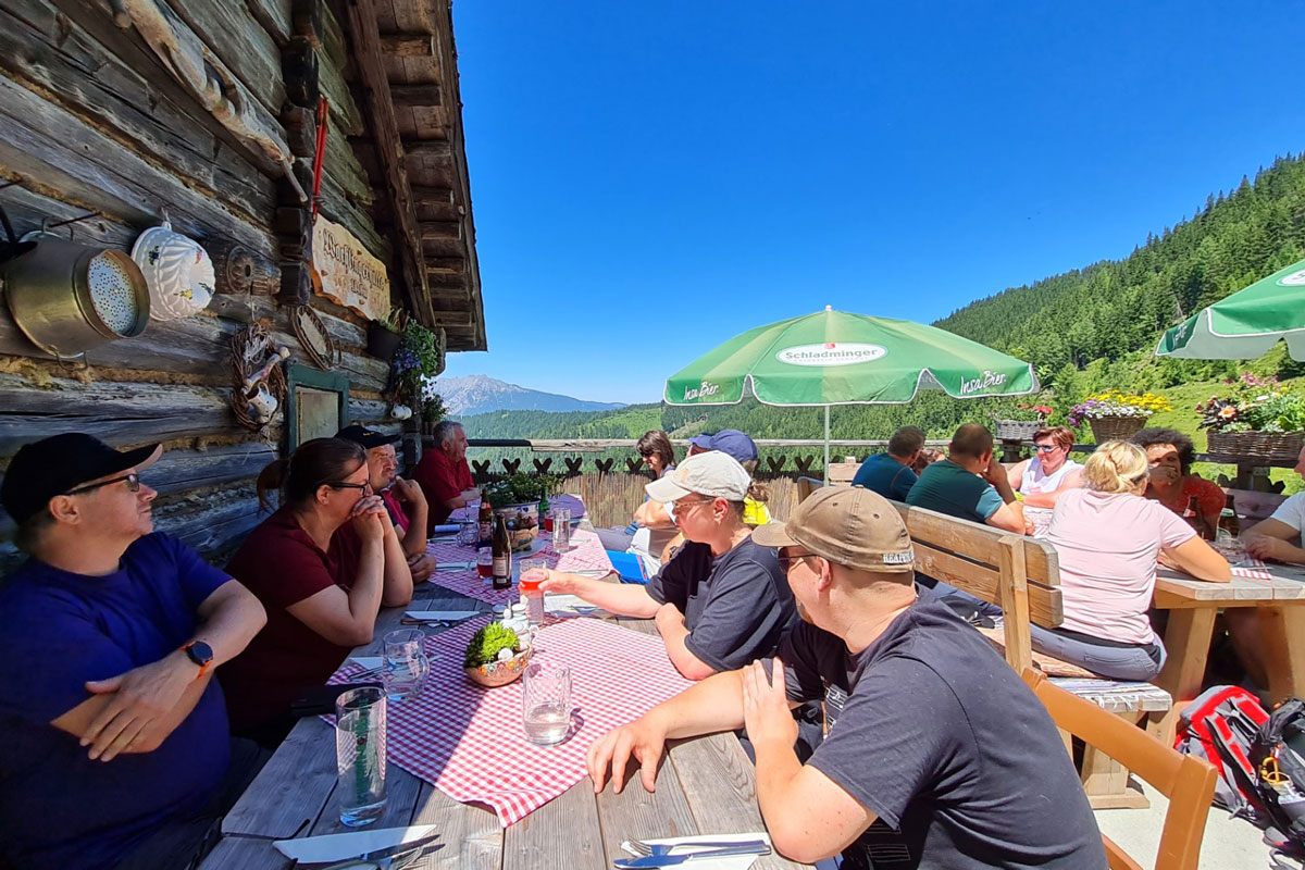 Auf der Wachlinger Hütte, Foto: Elke Kerschbaumer