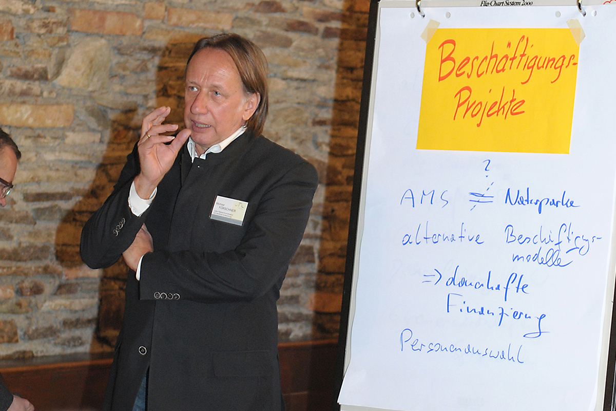 Arbeitsgruppe Beschäftigugnsprojekte: Michael Förschner, Leiter Referat Koordination und ländliche Entwicklung