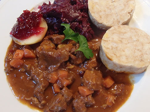 Wildschweinragout