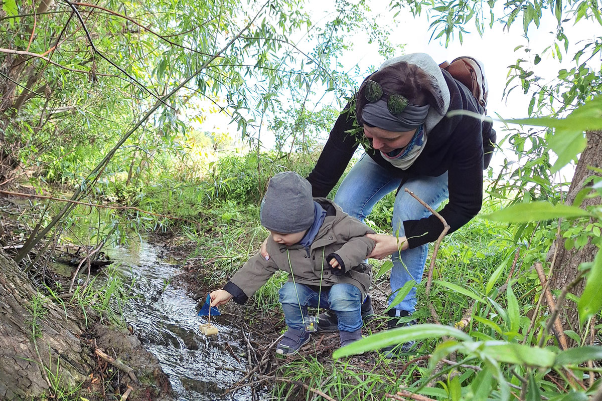 KK Pöttsching im Naturpark Rosalia-Kogelberg: Unser Nachbar, der Pöttschinger Bach | Foto: Kinderkrippe Pöttsching