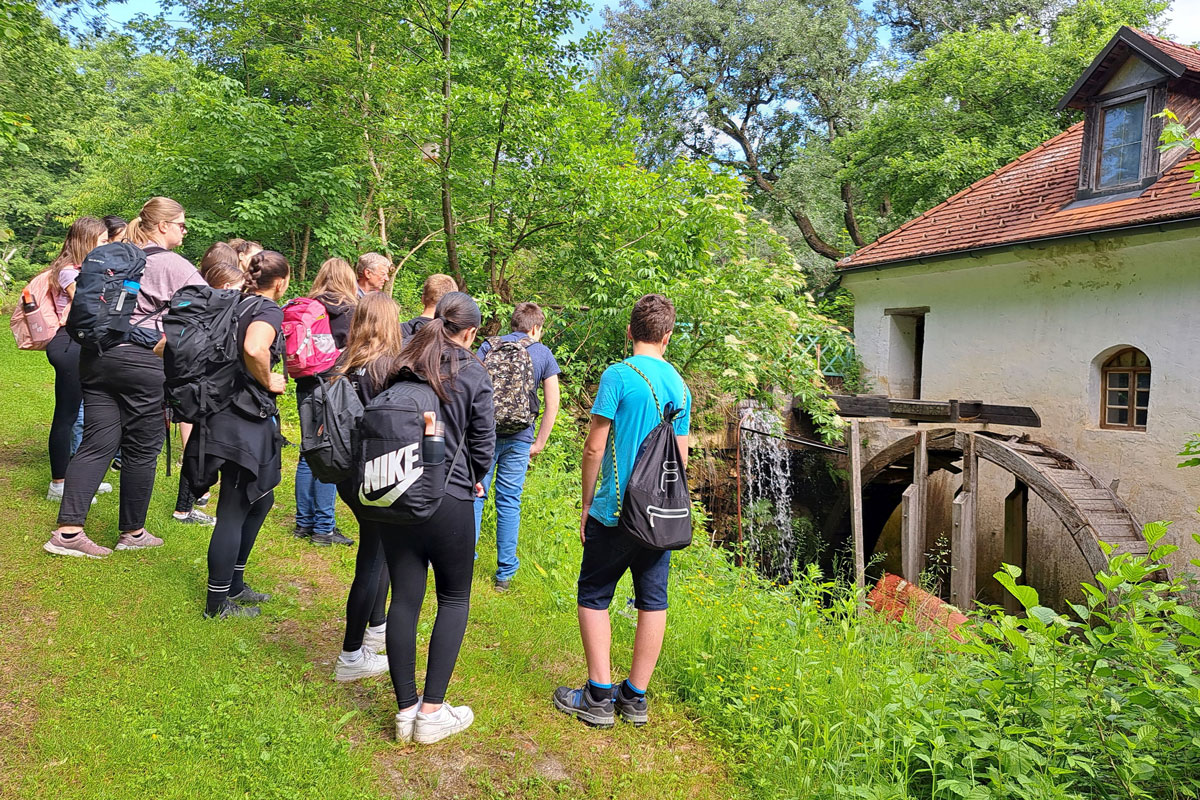 MS Kobersdorf im Naturpark Landseer Berge: Wasser als Lebenskraft – Es klappert die Mühle | Foto: Naturpark Landseer Berge