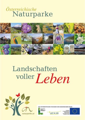 Cover_Oesterreichische Naturparke - Landschaften voller Leben_VNÖ 2016